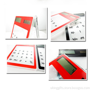 Transparent Solar 8 Digit Calculator for Bulk Gifts